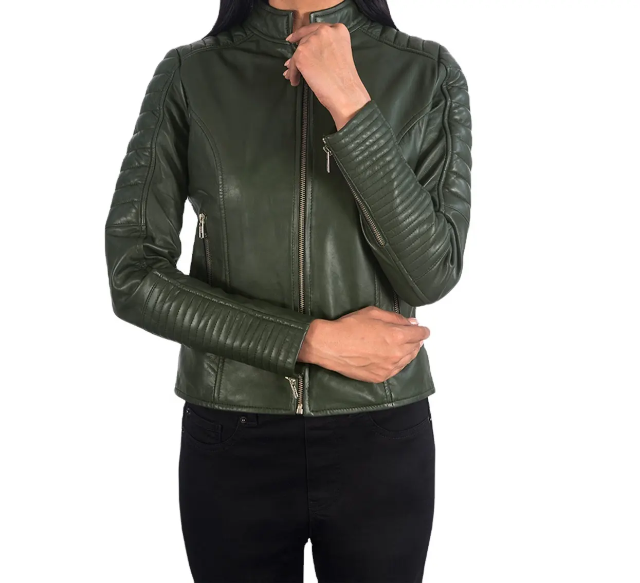 New Arrival Customized Women High Quality Fashion Jacket New Design Pure Leather Jacket For Sale Premium quality