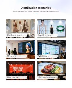 Écran vidéo mural LCD à faible bordure de 55 pouces 1,7 mm pour magasin de détail et centre commercial - Product Image 6