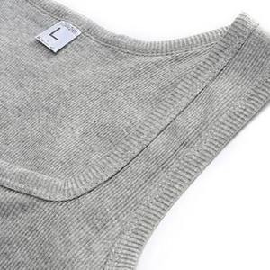 Camiseta sin mangas atlética de algodón 100% para hombre, ropa de calle de ajuste seco, camisetas sin mangas con cuello redondo transpirables, camisetas sin mangas de algodón sólido para hombre - Product Image 5