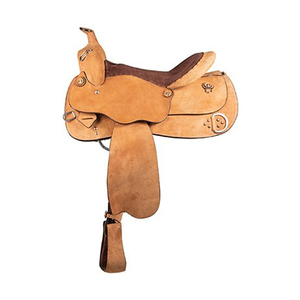 Selle de course de baril Western en cuir de qualité supérieure avec logo personnalisé pour cheval Selle de cheval anglaise de style nouveau avec taille personnalisée - Product Image 3