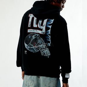 Wholesale Men <b>Trendy</b> Hoodie Full Sleeve 100% Cotton Warm Winter Pullover Sweatshirt Casual Streetwear Fashion <b>Hoodies</b> - Product Image 2