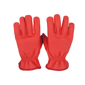Guantes de conducción de cuero de vaca de alto rendimiento superior Guante DE SEGURIDAD antiimpacto de protección adicional para Guante de cuero industrial pesado - Product Image 4