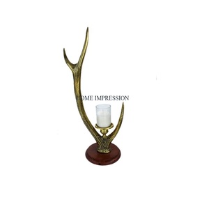 Aluminum Table Top Candle <b>Holders</b> Premium Quality Large Size <b>Gold</b> Plated Luxury Decoration <b>Candlestick</b> <b>Holders</b> for Home Decor - Product Image 1