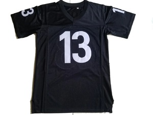 Jersey de fútbol americano cualquier domingo Miami Shark 13 BEAMEN costura bordado deportes al aire libre malla ventilación negro blanco - Product Image 3
