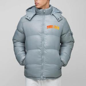 OEM personalizado impreso al aire libre masculino acolchado burbuja cálido invierno hombres abrigos chaqueta acolchada para hombre - Product Image 6