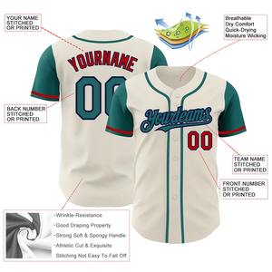 เสื้อเจอร์ซีย์เบสบอลและซอฟต์บอลพิมพ์ซับลิเมชันตามสั่ง - Product Image 2