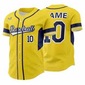 Conjunto de uniformes de béisbol personalizados más vendidos, ropa de béisbol y softball, camisetas baratas de softball que se desvanecen para hombres - Product Image 1