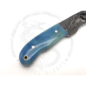 Lame en acier inoxydable de vente chaude poignée en os couteau de chasse à lame fixe de survie en plein air avec gaine - Product Image 4