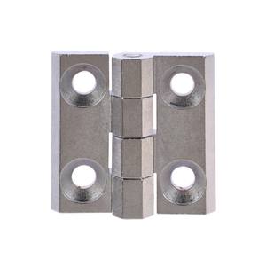 Bisagra 50x50 con agujeros, plata (099-1-1-4) - Product Image 1