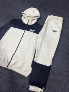 Survêtements zippés en molleton de coton/survêtement zippé Fitness slimfit personnalisé/jogging en molleton d'échauffement - Product Image 2