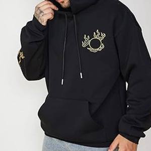 Sweat à capuche brodé pour homme, prix ajustable, anti-rides, haute qualité, respirant, léger, entièrement personnalisable - Product Image 4