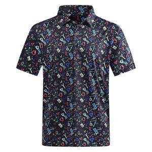 Camisa de Golf Personalizada con Logotipo, de Algodón/Fibra de Bambú, Transpirable, de Secado Rápido, Antiarrugas, Corte Ajustado para Hombre - Product Image 2