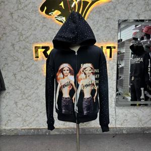 Taille confortable personnalisé imprimé le plus demandé sweat à capuche à fermeture éclair Puff Printed fabriqué en usine prix bon marché sweats à capuche pour hommes sweats à capuche - Product Image 6