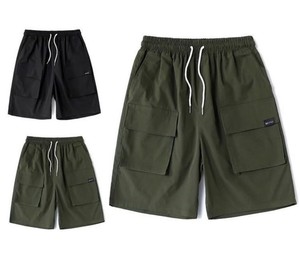 Pantalones Cortos Deportivos Casuales de Secado Rápido para Hombre, de Primera Calidad, Diseño Sólido, Tejido No Tejido, Ecológicos, Transpirables, con Cordón Ajustable - Product Image 6