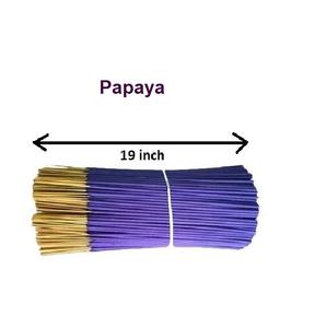 Varillas de incienso de 19 pulgadas Varillas de incienso naturales de papaya más vendidas Suministro a granel (púrpura) - Product Image 1