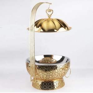 ชามก้นลึกทำจากสแตนเลสขัดเงามีอาหารร้อนเป็นจำนวนมาก - Product Image 3