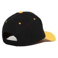 Gorra de Béisbol Deportiva Impermeable de Algodón Vintage Amarillo y Negro - Estilo Moderno, Colores Personalizables y Diseño Unisex