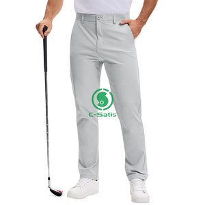 <span class=keywords><strong>Pantaloni</strong></span> da Golf ABC Slim Fit da <span class=keywords><strong>Uomo</strong></span>, Stile Business Leggero, Gamba Dritta <span class=keywords><strong>con</strong></span> <span class=keywords><strong>Tasche</strong></span> <span class=keywords><strong>Laterali</strong></span> Nascoste, Vita Media, Taglia 4XL - Product Image 1