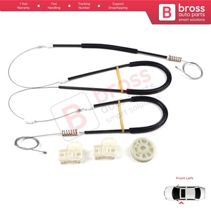 Kit de réparation de lève-vitre BWR626 pour porte avant gauche de Polo MK3 6N1 6N2 Hatchback 1994-2001 4/5 portes 6N4837461 - Product Image 2