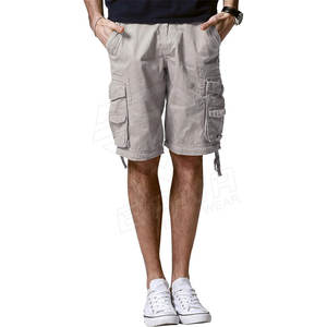 Venta al por mayor de pantalones cortos de baño de secado rápido con logotipo personalizado para hombre con bolsillo verano playa elástico 100% algodón traje de baño patrón sólido - Product Image 3