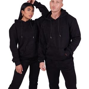 Vente en gros de sweats à capuche personnalisés survêtement uni décontracté jogging chaud et doux survêtements fitness broderie survêtements en coton ensembles pour hommes - Product Image 3