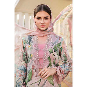 Colección Eid 2025 de Maria B, MPT-2502-A-TC-1189, Blusa de Chifón, Colección Primavera/Verano - Product Image 4