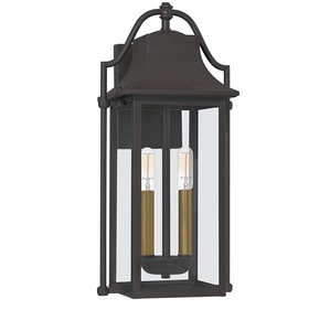 โคมไฟติดผนังโลหะทองเหลืองสีดำพร้อมที่จับด้านบนสไตล์โมเดิร์นสำหรับตกแต่งบ้าน/ตกแต่งผนัง - Product Image 4