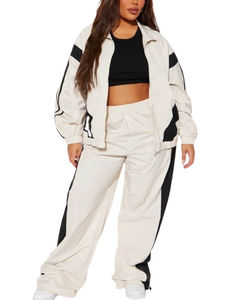 Conjunto Deportivo de Dos Piezas para Mujer, Chaqueta Cortavientos con Cremallera Personalizada y Pantalones para Correr, Modelo 2026 - Product Image 4