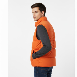 Lourd chaud hommes bouffant gilet matelassé épais sans manches veste confortable vêtements d'extérieur durables pour la veste d'hiver extérieure et quotidienne - Product Image 6