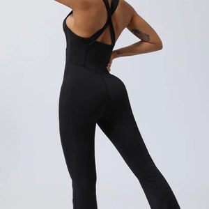 Mono Deportivo de Alta Calidad para Mujer, sin Mangas, para Yoga, Gimnasio, Body Deportivo, Mono Scrunch, Rompers para Mujer - Product Image 4