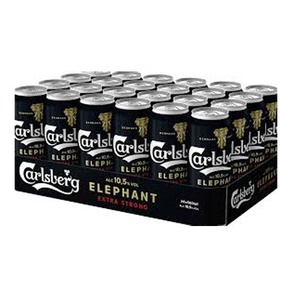 Lot en gros de bières Carlsberg Starkbier Elephant Extra Strong, 24 canettes de 500 ml, avec des notes fortes de caramel et de malt torréfié - Product Image 5