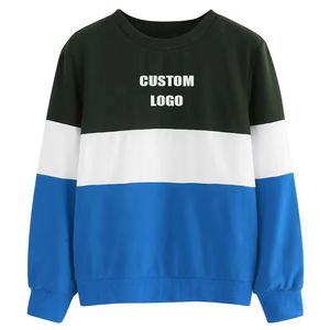 Sweat-shirt à capuche en coton imprimé grande taille avec demi-zip, logo personnalisé, col rond Chicago, sweat-shirt d'automne pour hommes - Product Image 6