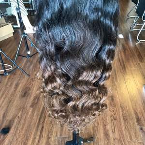 วิกผมลอนแบบคู่3สีทำจากโรงงานผมดิบของเวียดนาม - Product Image 2