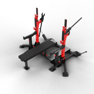 QLI QPDR83 Estructura de Entrenamiento de Levantamiento de Pesas de Doble Rack, Unidad de Fuerza Comercial con Sistema de Seguimiento Integrado para Levantamientos Pesados Seguros - Product Image 2