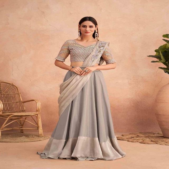 slim fit dress slacks Shop Ruffle Saree Dress: Elegance Meets Modern Charm XL / Light Green
