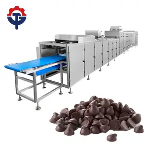 Mesin pembuat coklat otomatis penuh, peralatan peleburan coklat, mesin pembuat coklat