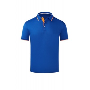 Logo personnalisé pour hommes pour Polo 100% Polyester Golf Polos Brodé Revers Col Haut Anti-Rides Prix Compétitif Foncé - Product Image 2