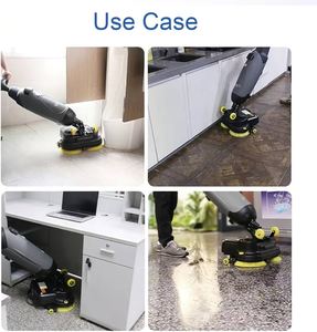 ALL NEW C0WLINE <b>Pro</b>-Grade <b>Mini</b> Floor Scrubber Ultra-Compact & Portable Cordless Long Range Battery 16.9 Wide Cleaning - Product Image 3