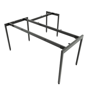 Bureau en L moderne et minimaliste 160x150cm HCSL019 avec structure en acier pour bureau à domicile, appartement ou hôtel - Product Image 2