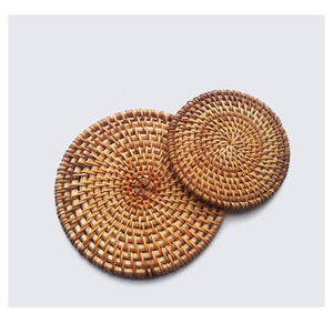 Premium <b>Round</b> Rattan <b>Placemat</b> Authentic Handwoven Craft, Eco Friendly Natural Tableware, Vietnam Export Quality - Product Image 2