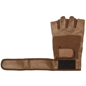 Guantes de fitness de medio Dedo de calidad superior con logotipo personalizado Cuero duradero para gimnasio Deportes al aire libre Mejor nuevo estilo-Venta al por mayor - Product Image 3