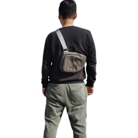 Nouveaux hommes/femmes Style coréen à la mode toile taille sac décontracté bandoulière Sports de plein air et loisirs course petite taille