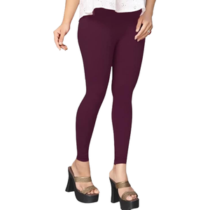 <b>Womens</b> Gym Fitness <b>Leggings</b> Yoga Wear Organic Cotton Bamboo Fiber Breathable Mid Waist Durable Eco Friendly Bulk - Product Image 3