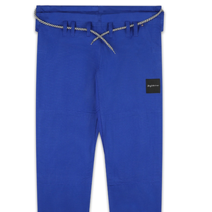 Pantalones de Jiu Jitsu Brasileño (BJJ) Azules, Ligeros, de Algodón Ripstop, para Entrenamiento y Competencia - Product Image 2