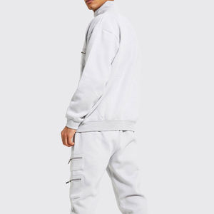 Nueva venta al por mayor diseñe su propio chándal deportivo hecho profesional moda de invierno cremallera barato nuevo chándal de hombre al por mayor - Product Image 6