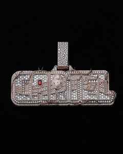 Pendentif personnalisé de grande taille en argent sterling 925 haut de gamme avec diamant moissanite de couleur D VVS pour homme, bijoux de déclaration - Product Image 1