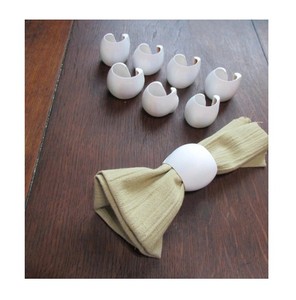 แหวนผ้าเช็ดปากสไตล์ชายทะเลเหมาะสำหรับปาร์ตี้วันหยุดงานเลี้ยงอาหารค่ำและงานเขตร้อน - Product Image 3