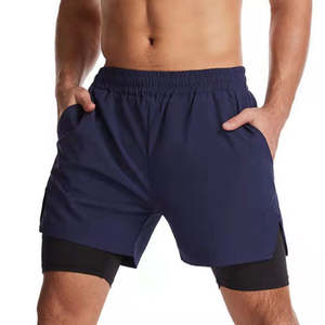 2025 hommes été Polyester/coton élégant respirant vêtements de travail Shorts à la mode tenue décontracté léger entraînement Fitness - Product Image 6
