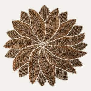 Chemin de Table Rond Perlé Design Multi Floral Décor à la Maison Moderne pour Salon Table à Manger - Product Image 4