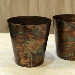 High Quality Metal Antique Plated Iron Candle Jar Vintage Farm House Use Metal Candle Vessel - Product Image 4